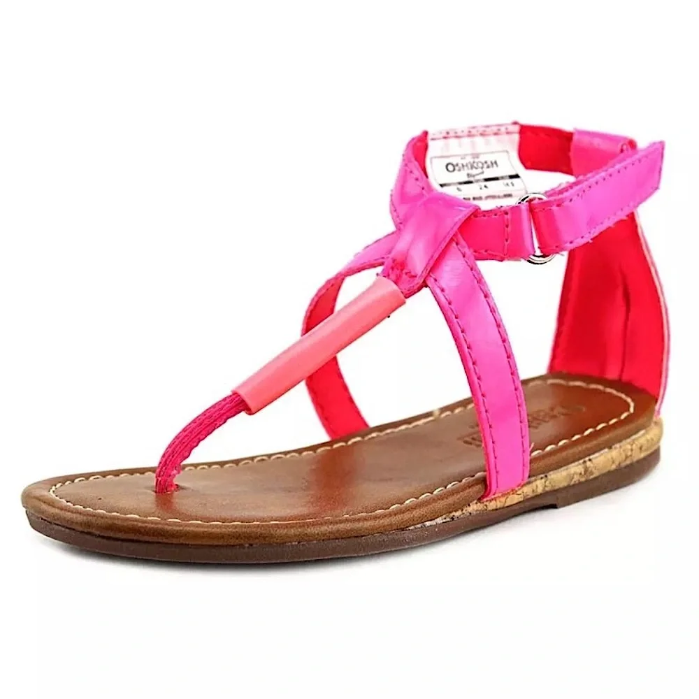 - OshKosh Pink Patent Leather Gladiator Sandals! NEW!